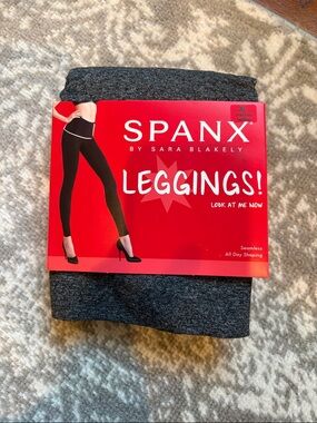 SPANX Charcoal Heather Sculpting Leggings